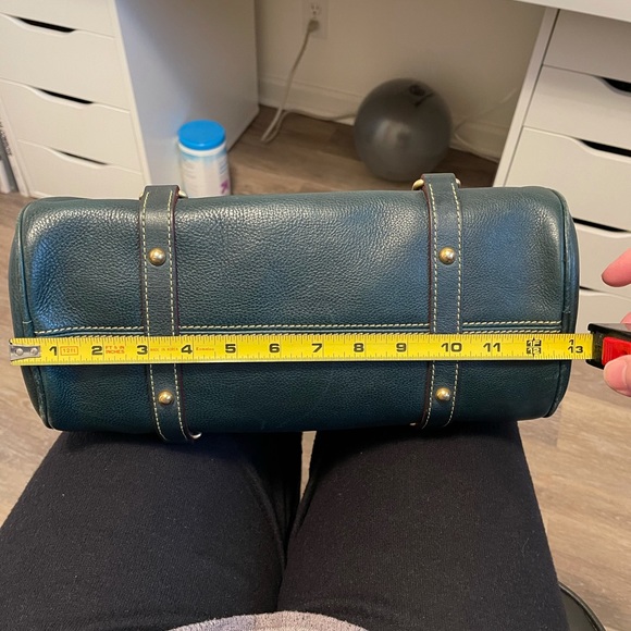 Dooney & Bourke Florentine Leather Satchel (teal) - Picture 11 of 11